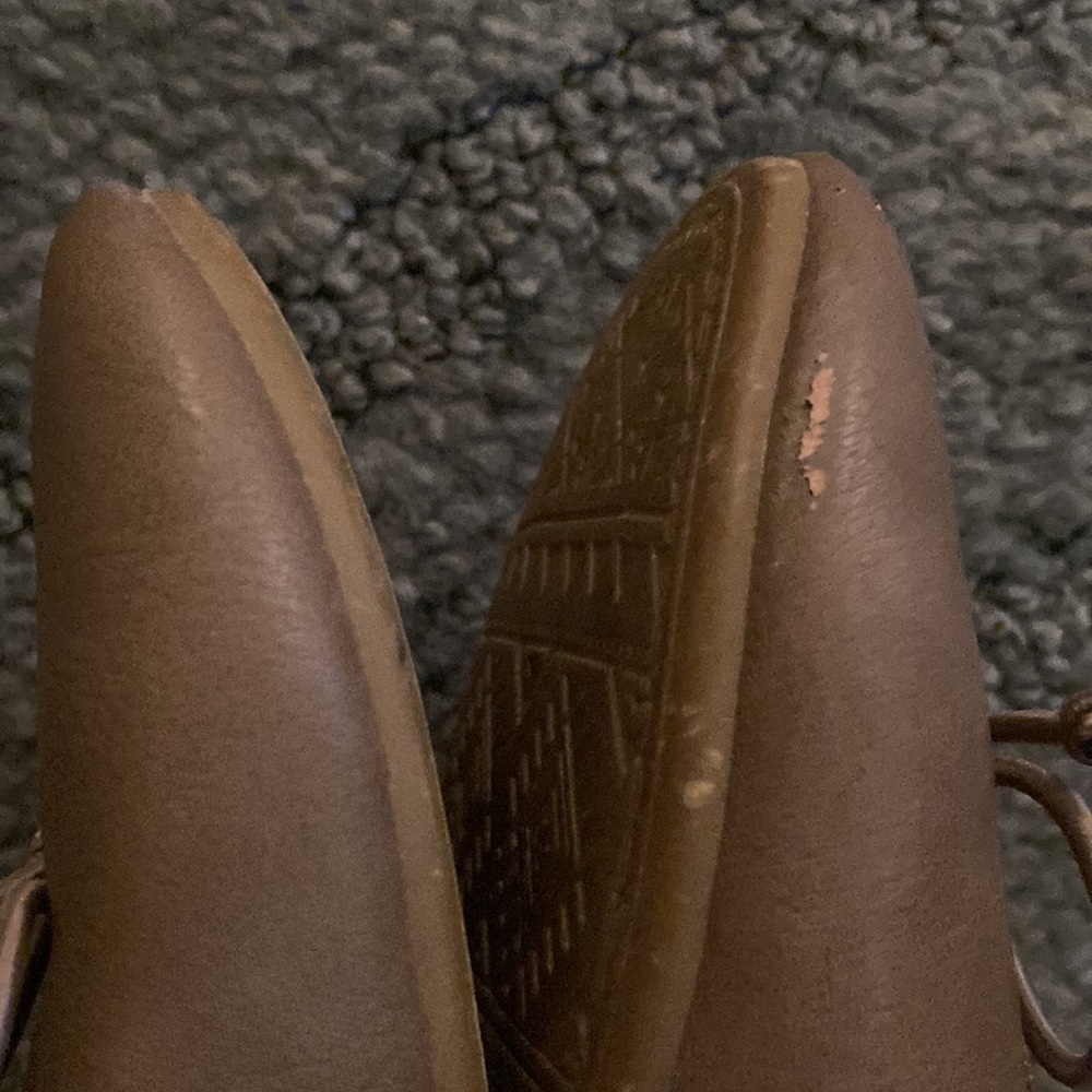 Taupe ballerinas 38-7.5 LICEAN worn once. Also in beige, dark blue and black - Picture 3 of 5
